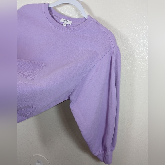 AGOLDE THORA SWEATSHIRT IN LUNAR PURPLE size Large - Picture 3 of 11